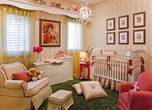 дизайн детской комнаты для новорожденного