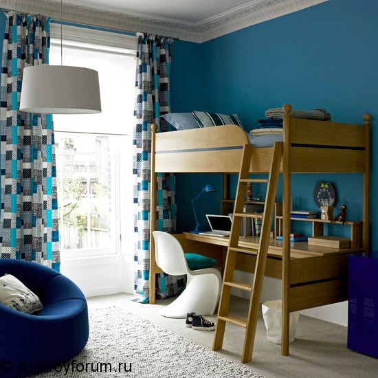 фото синий комнаты