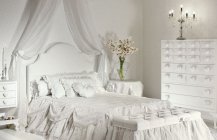 белый дизайн комнаты