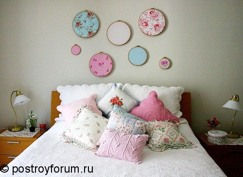 Спальня в нежных цветах