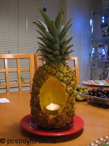 Свеча в ананасе
